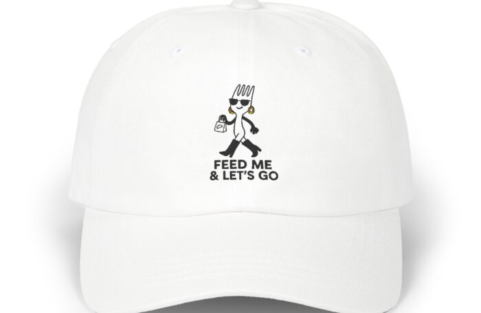 Feed Me & Let’s Go Classic Dad Cap