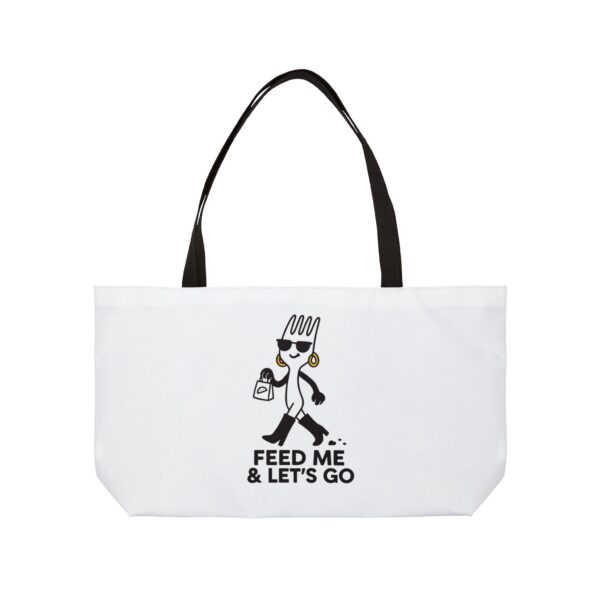 Funny Fork Design Weekender Tote Bag - Perfect for Travel & Everyday Use